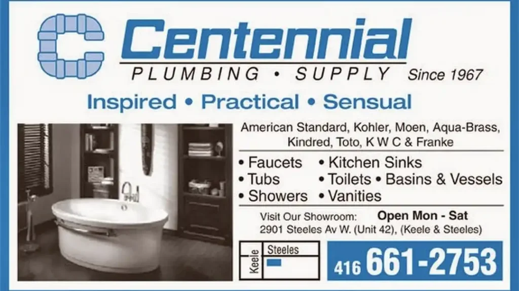 Centennial Plumbing Supply Banner